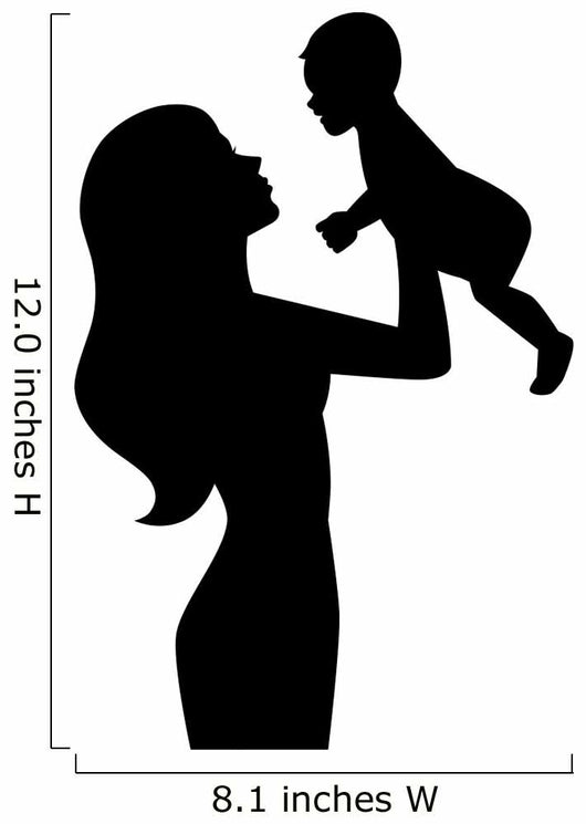 Mother Holding Baby Hands Wall Decal