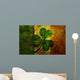Ireland Flag with Shamrock Wall Decal