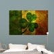 Ireland Flag with Shamrock Wall Decal
