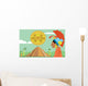 Pyramid Maya Mayan Chief Wall Decal