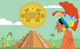 Pyramid Maya Mayan Chief Wall Decal