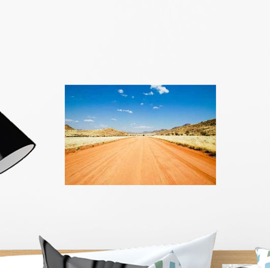 Strasse Aus Rotem Sand Wall Decal