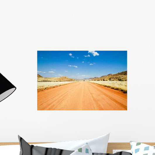 Strasse Aus Rotem Sand Wall Decal