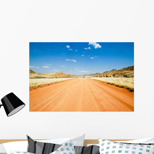 Strasse Aus Rotem Sand Wall Decal