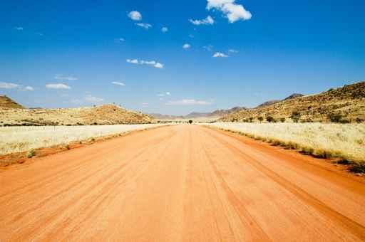 Strasse Aus Rotem Sand Wall Decal