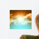 He Is Risen Easter Wall Decal