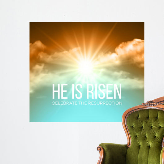 He Is Risen Easter Wall Decal