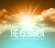 He Is Risen Easter Wall Decal