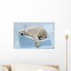 Sleepy Polar Bear Wall Decal