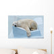 Sleepy Polar Bear Wall Decal