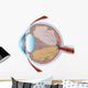 Eye Illustration with Cross Wall Decal