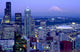 Distant Mount Rainier Seattle Wall Decal