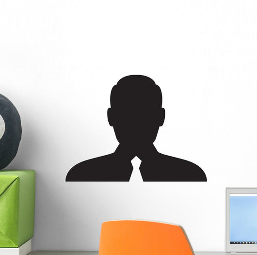 Man Silhouette Businessman Wall Decal