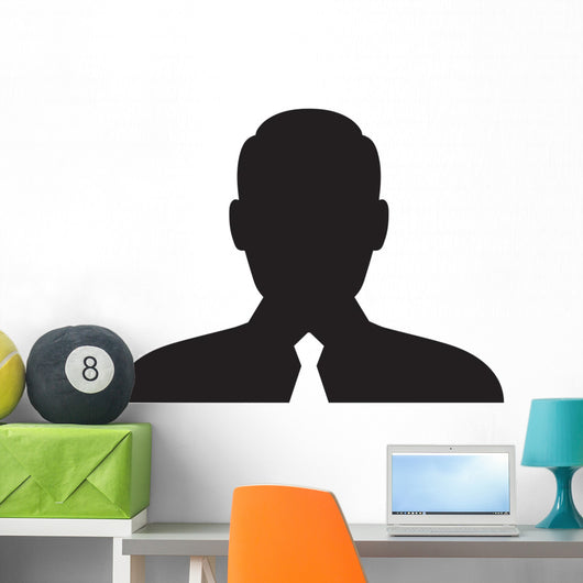 Man Silhouette Businessman Wall Decal