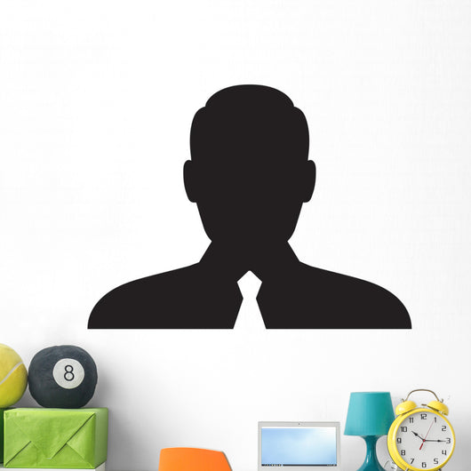 Man Silhouette Businessman Wall Decal