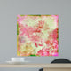 Vintage Pink Floral Paper Wall Decal