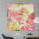 Vintage Pink Floral Paper Wall Decal