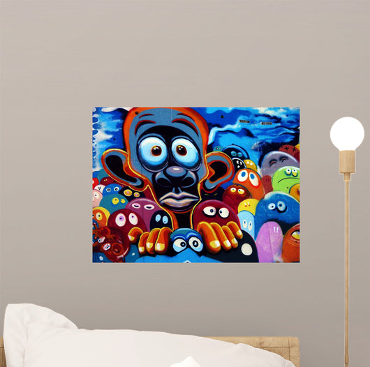 Graffiti Barcelona Wall Decal
