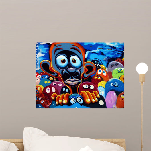 Graffiti Barcelona Wall Decal