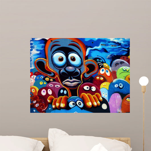Graffiti Barcelona Wall Decal