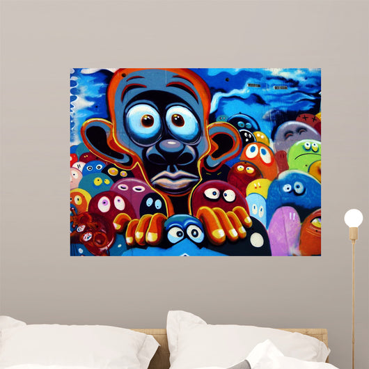 Graffiti Barcelona Wall Decal