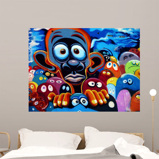 Graffiti Barcelona Wall Decal