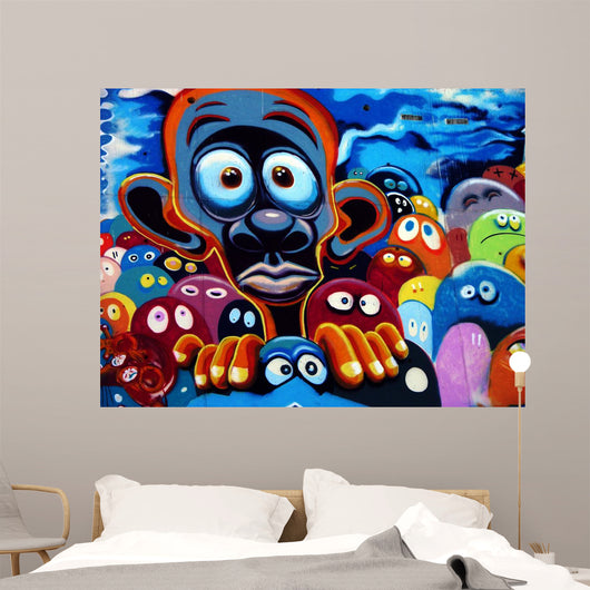 Graffiti Barcelona Wall Decal