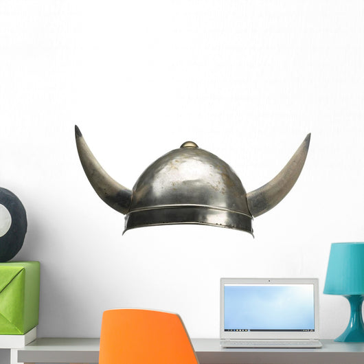 Horned Viking Helmet Wall Decal