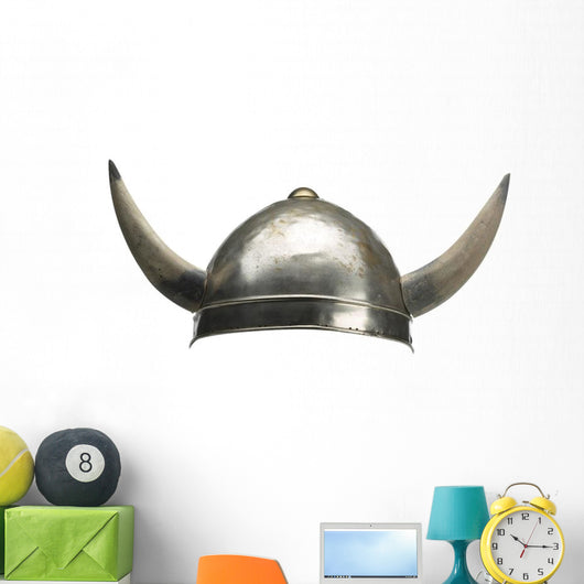 Horned Viking Helmet Wall Decal