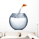 Goldfish Jumping out Water Wall Decal
