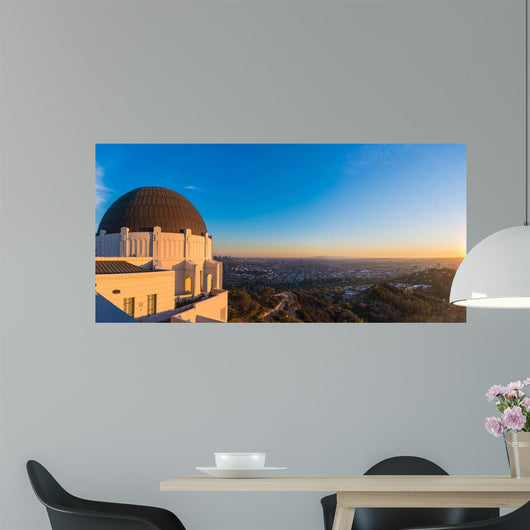 Panoramic Los Angeles Downtown Wall Decal