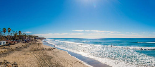 Panoramic Coastline San Diego Wall Decal