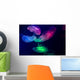 Jellyfish Aquarium Multi Colored Wall Decal