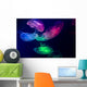 Jellyfish Aquarium Multi Colored Wall Decal
