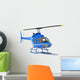 Blue Helicopter Wall Decal
