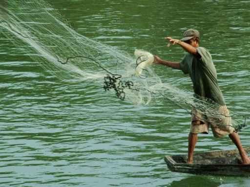 Fisherman Wall Decal Design 2