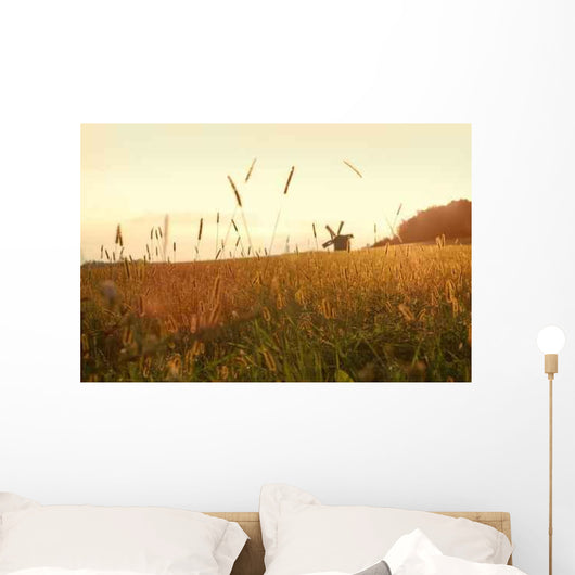 Field Sunset Wall Decal Design 2