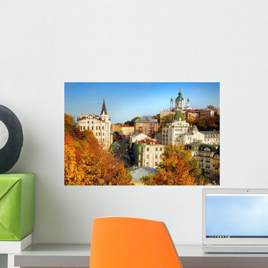 Autumn City Wall Decal