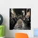Small Night Street Montmartre Wall Decal
