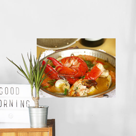 Seafood Cataplana Wall Decal