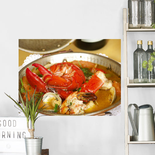 Seafood Cataplana Wall Decal