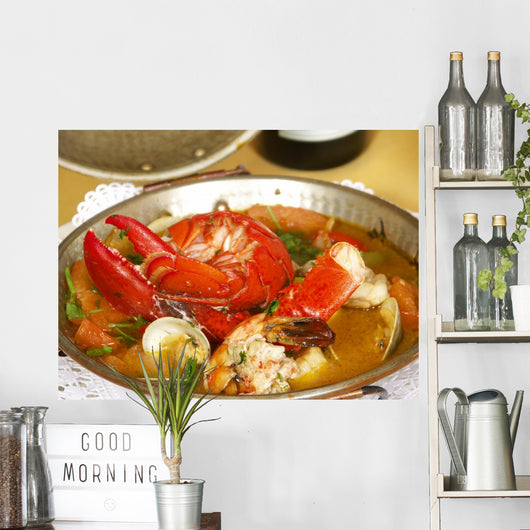 Seafood Cataplana Wall Decal