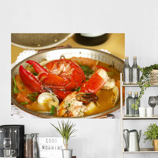 Seafood Cataplana Wall Decal