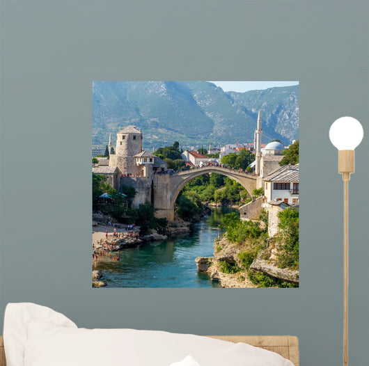 Old Bridge Mostar Wall Decal Design 2