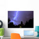 Blue Flash Night Wall Decal