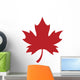 Red Maple Leaf Wall Decal