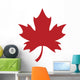 Red Maple Leaf Wall Decal