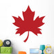 Red Maple Leaf Wall Decal