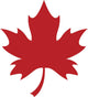 Red Maple Leaf Wall Decal