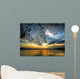 Sunset under Large Tree Wall Decal